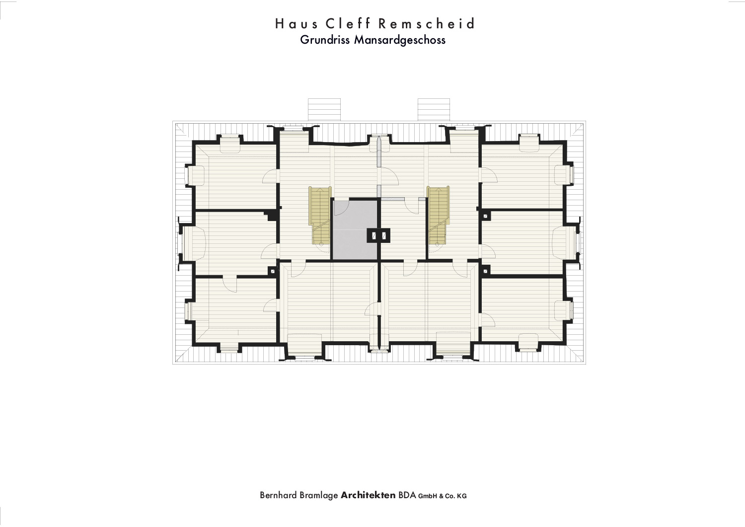 05 Haus Cleff Plaene Mansardgeschoss