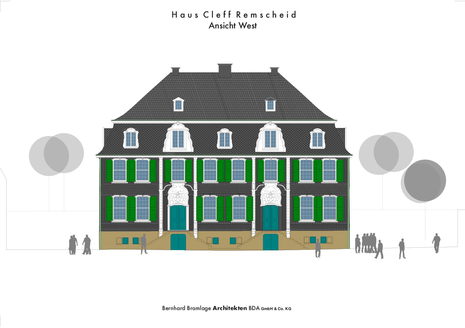 11 Haus Cleff Plaene Ansicht West